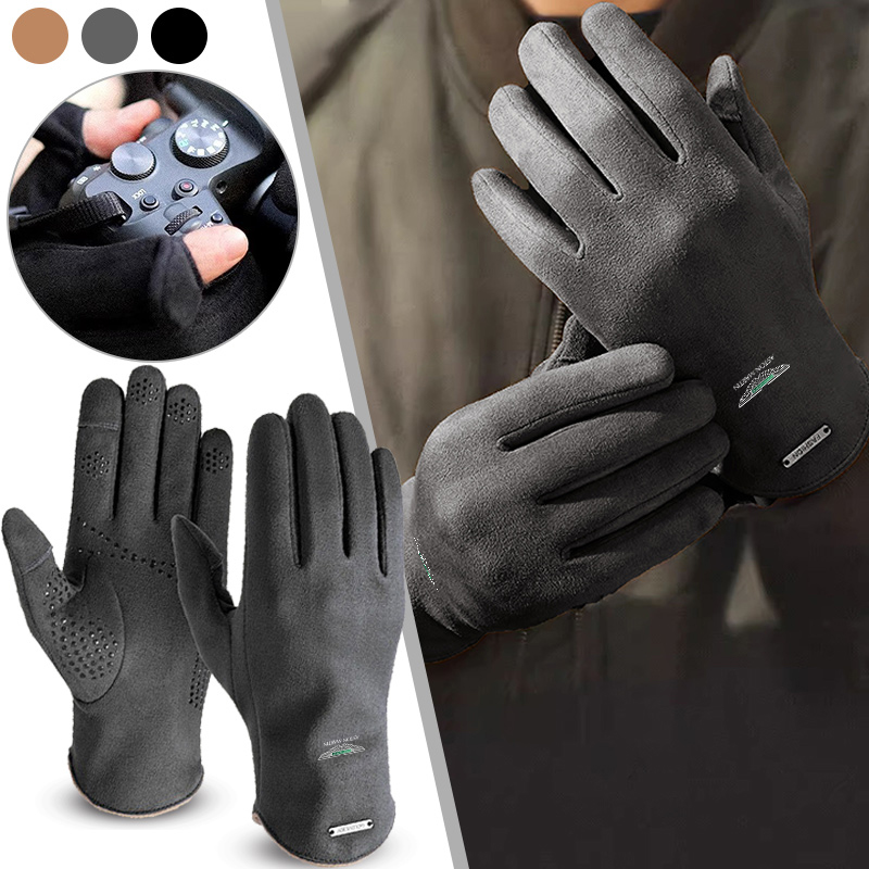 Touch Screen Gloves - 1 para motocyklowych rękawic zewnętrznych, grube,