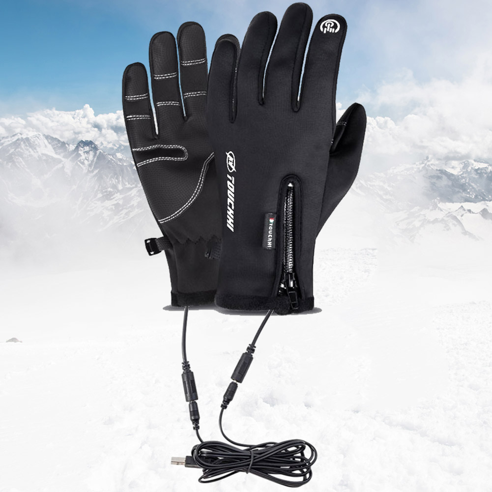 Hand Warmer Electric - Rękawice ekran dotykowy USB elektryczne podgrzewane