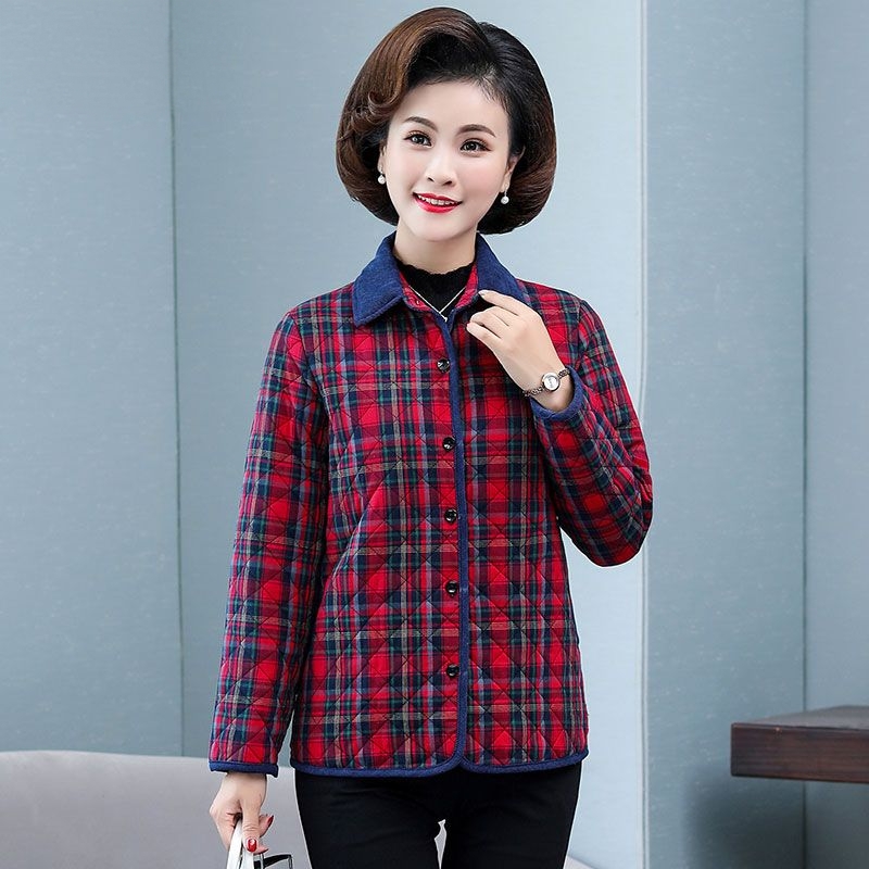Flannel Shirt Lined - Jesienno-zimowa koszula w kratę z bawełny,