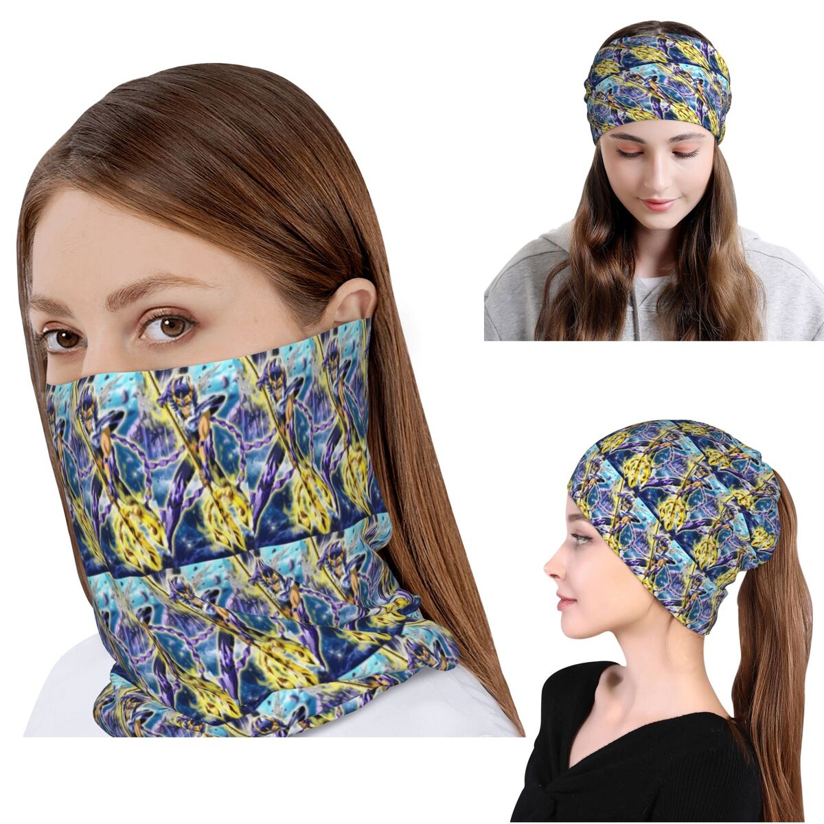 Knit Beanie Hat Warm - Anime Rycerze Zodiaku Feniks Ikki Bandana