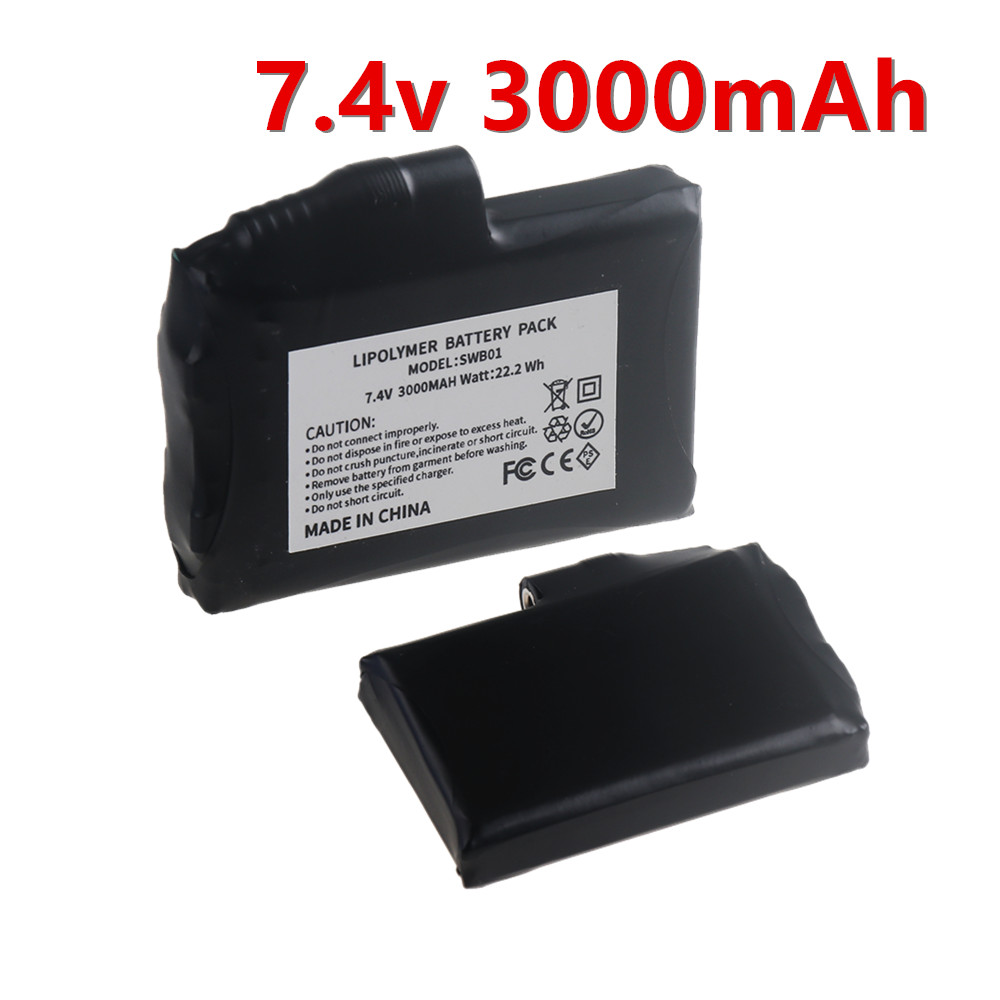 Heated Vest Battery - Akumulator litowo-polimerowy 7.4V 3000mAh do podgrzewanych