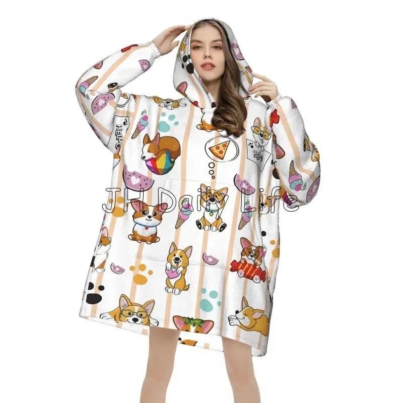 Urocza bluza z kapturem z moty – Sherpa Hoodie Fleece recenzja i cena