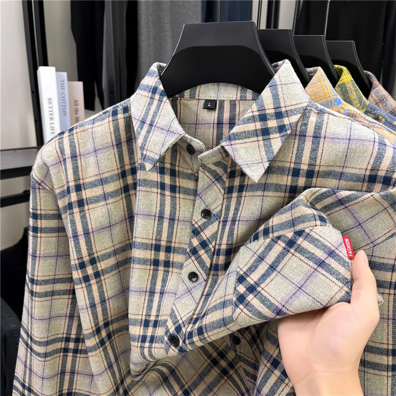Męskie długie koszule flanelow – Flannel Shirt Lined recenzja i cena