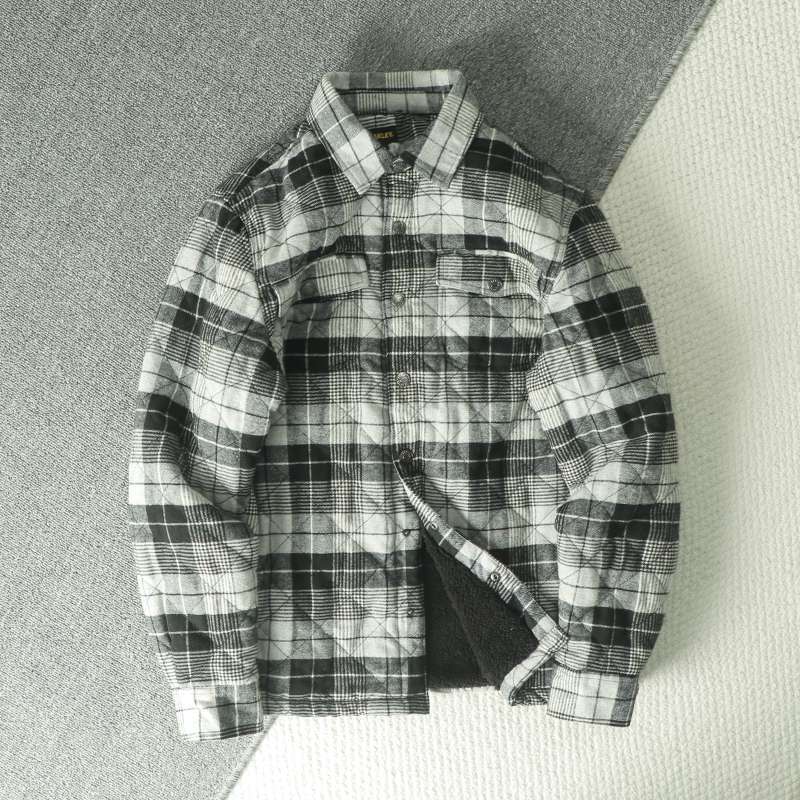 Męska koszula-kurtka z polaru  – Flannel Shirt Lined recenzja i cena