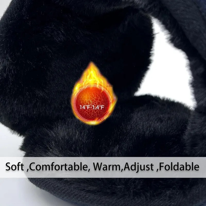 Zimowe unisexowe duże składane – Earmuffs Foldable recenzja i cena