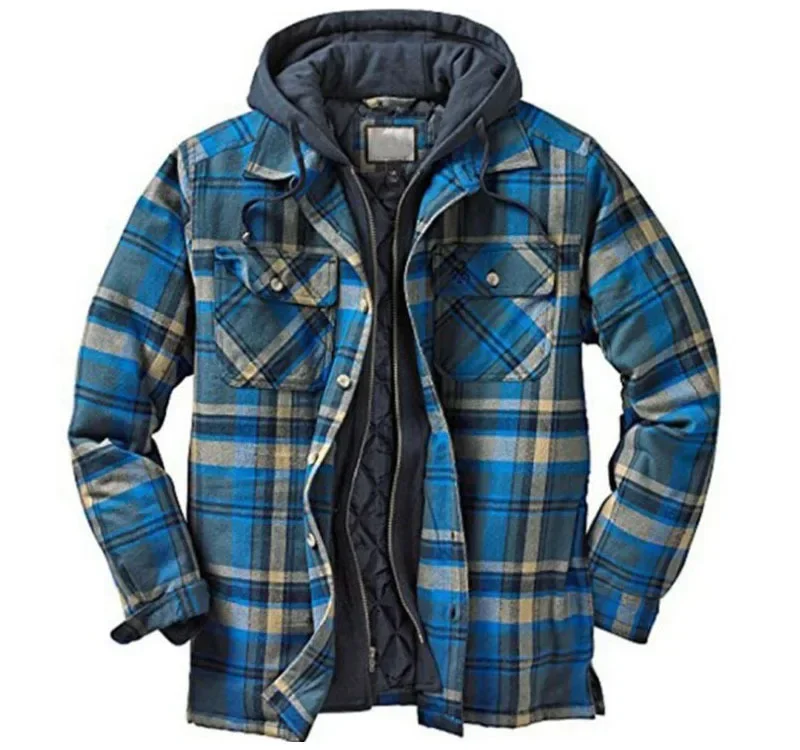 Męskie koszule i kurtki flanel – Flannel Shirt Lined recenzja i cena