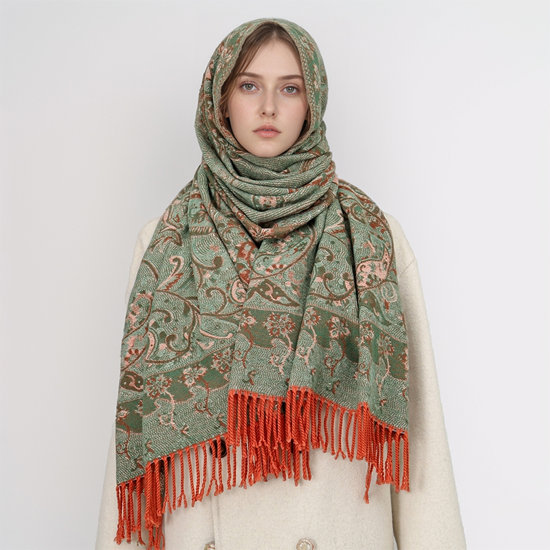 2024 moda w stylu etnicznym ko – Shawl Wrap Winter recenzja i cena