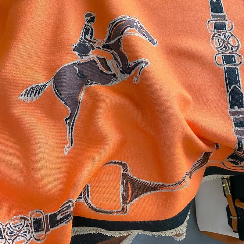 Szalik Retro Rider Horse Imita – Shawl Wrap Winter recenzja i cena