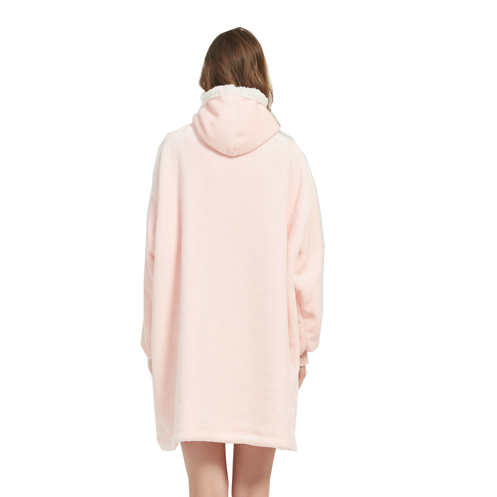 Z mikrofibry pluszowy koralowy – Sherpa Hoodie Fleece recenzja i cena
