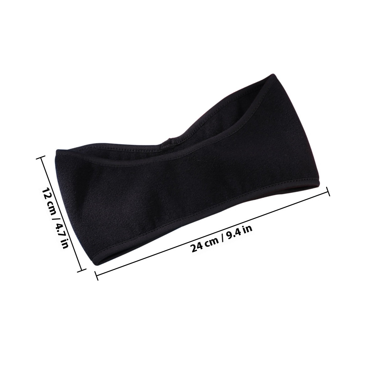 Unisexowa czarna opaska na usz – Fleece Ear Warmer Band recenzja i cena