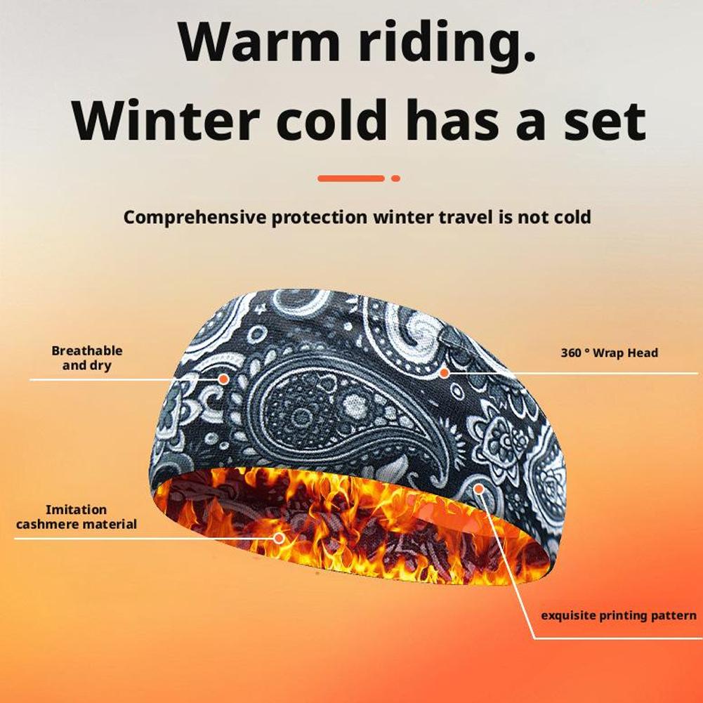 Drukowana polarowa opaska na g – Fleece Ear Warmer Band recenzja i cena